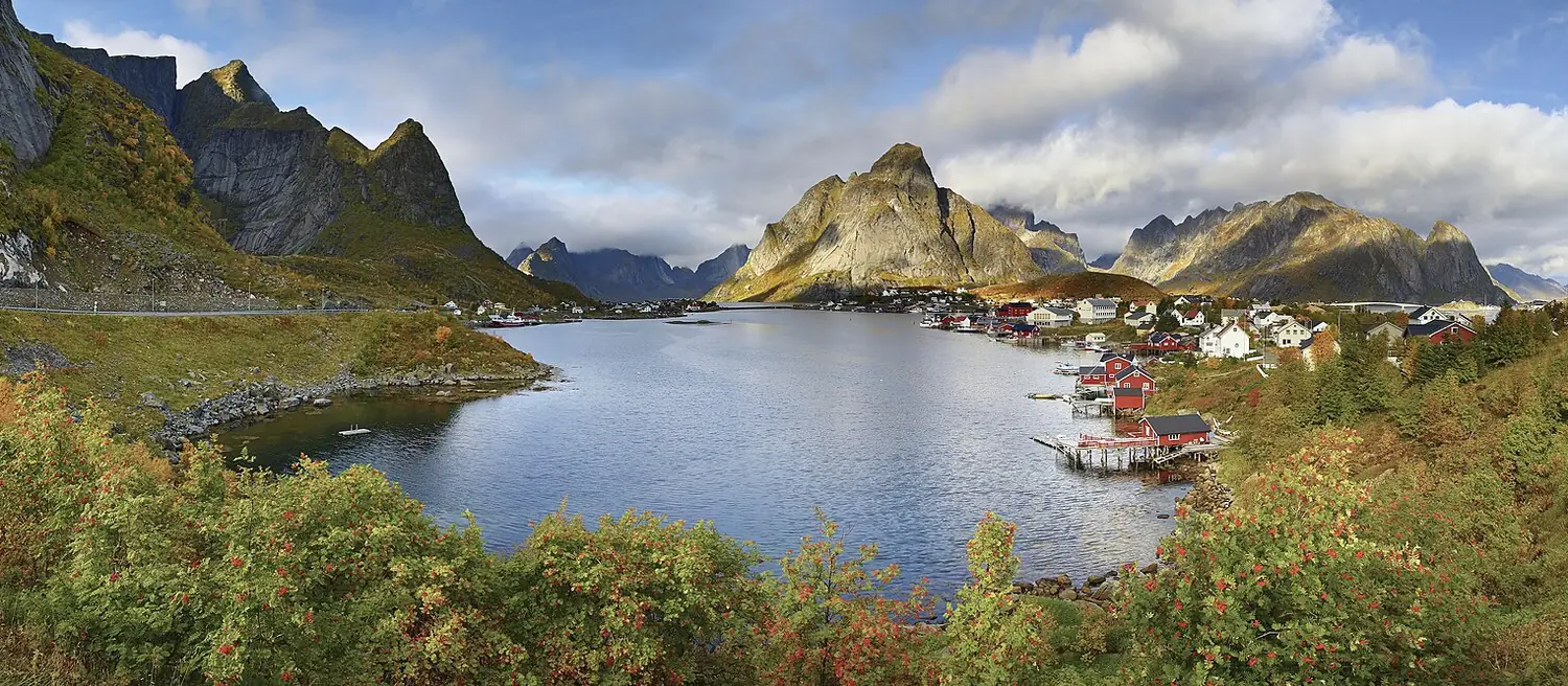 Lofoten — Norway ferry landscape
