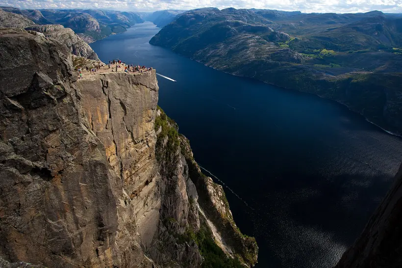 Lysefjord & Preikestolen by ferry landscape